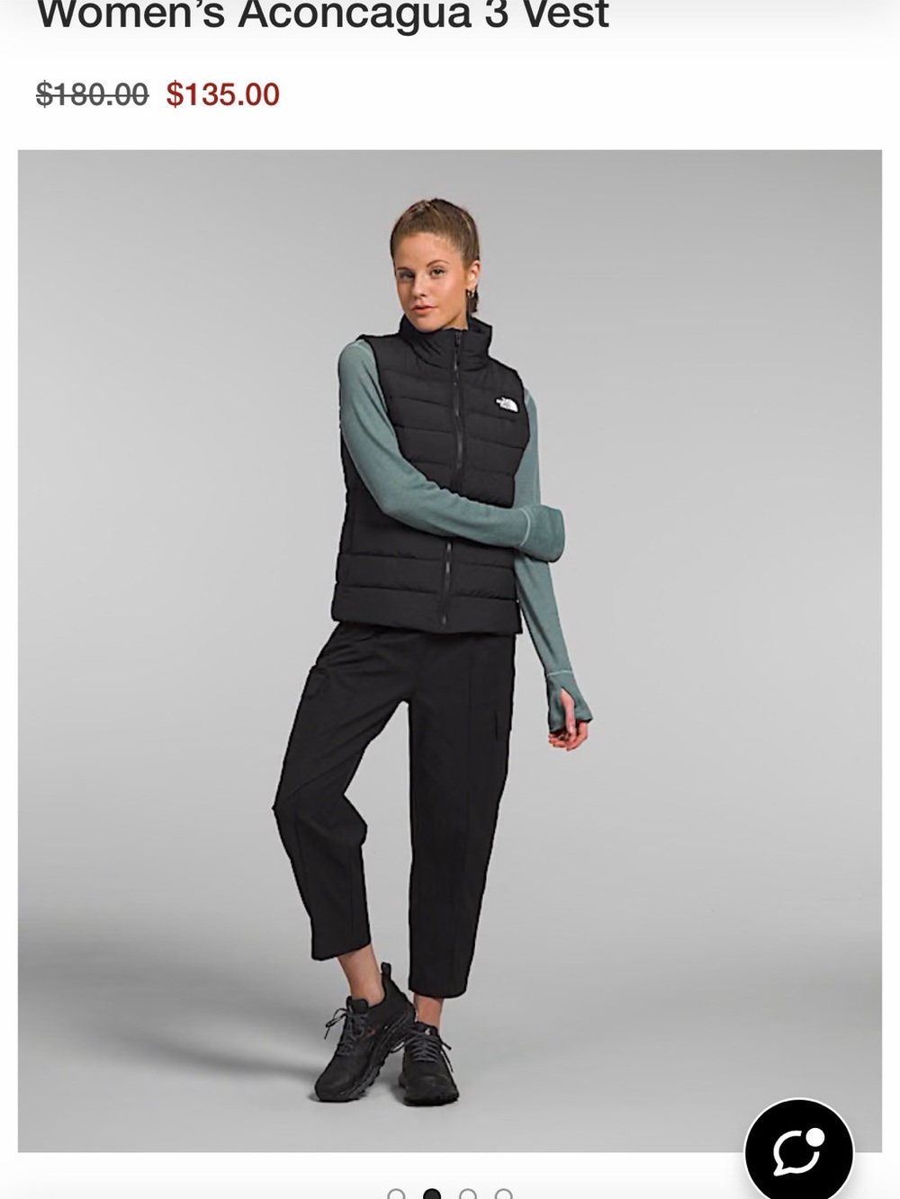The North Face Black Quilted Puffer Vest